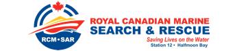 Royal Canadian Marine Search and Rescue Station 12 ~ Halfmoon Bay Logo